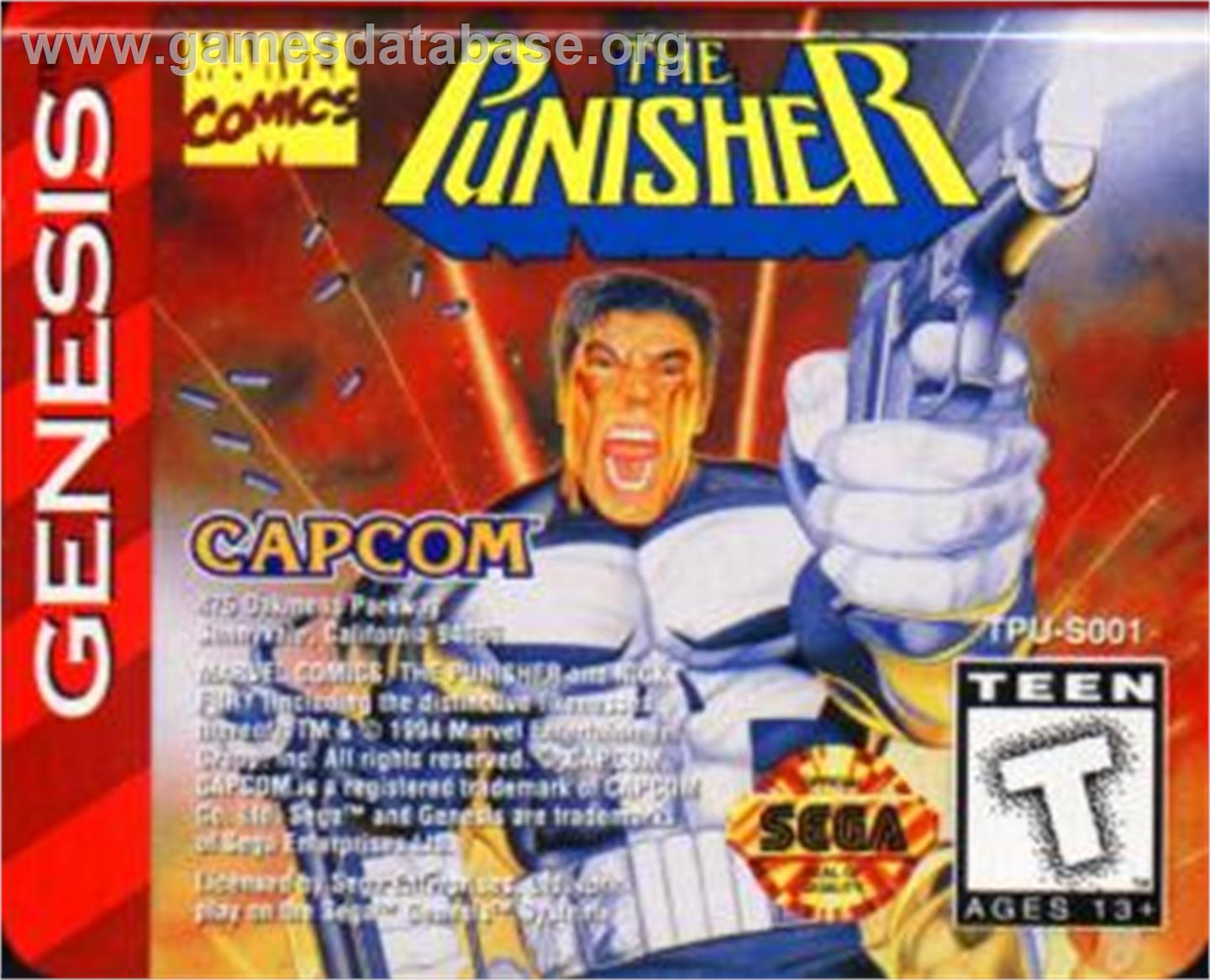 Punisher, The - Sega Nomad - Artwork - Cartridge