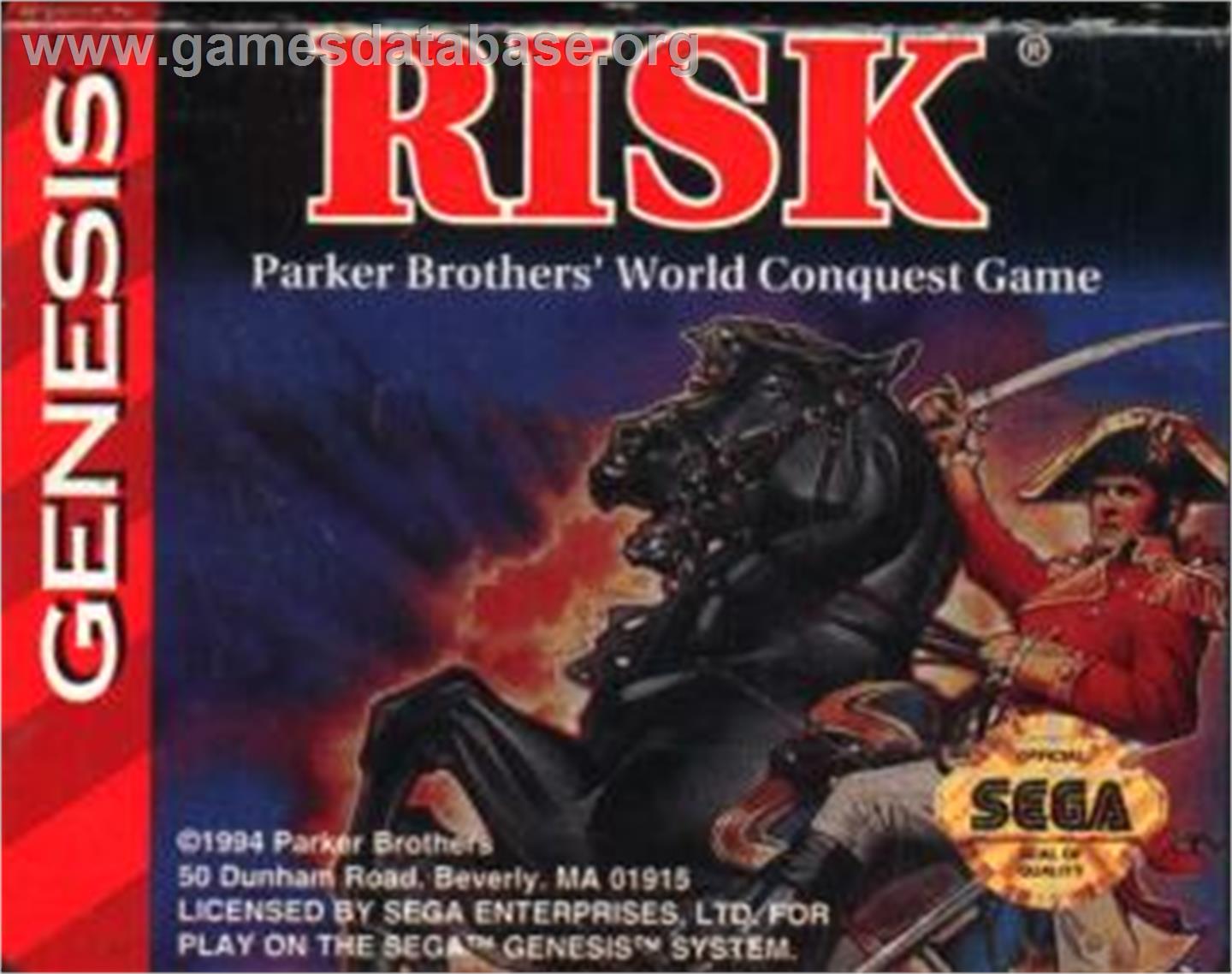 Risk - Sega Nomad - Artwork - Cartridge