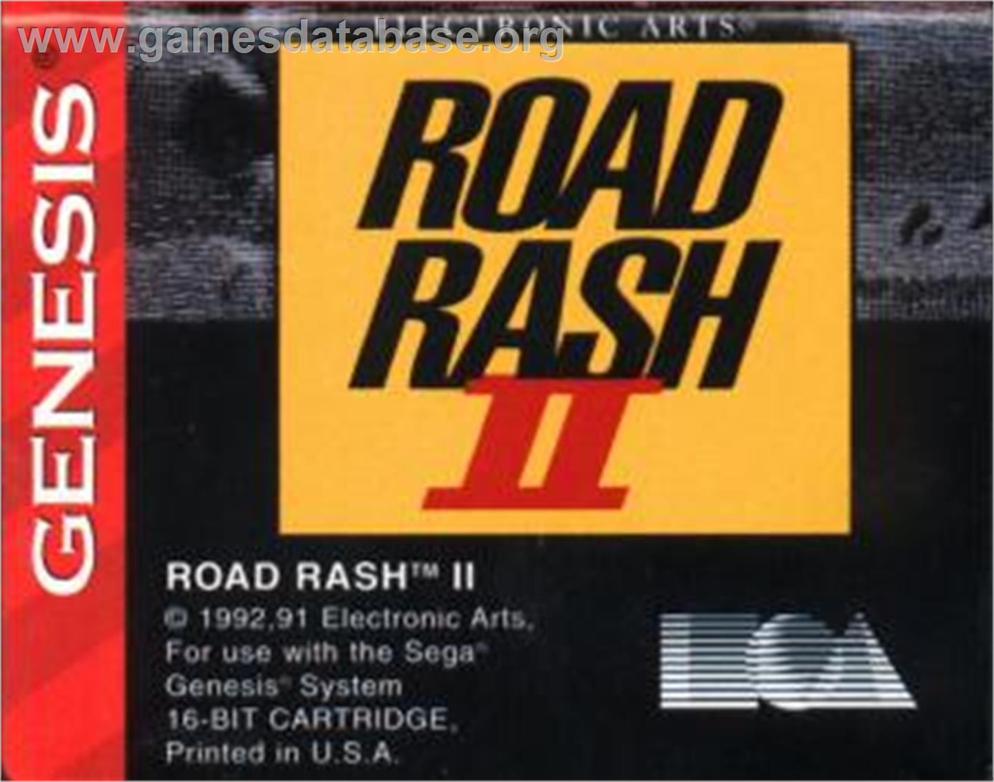 Road Rash 2 - Sega Nomad - Artwork - Cartridge