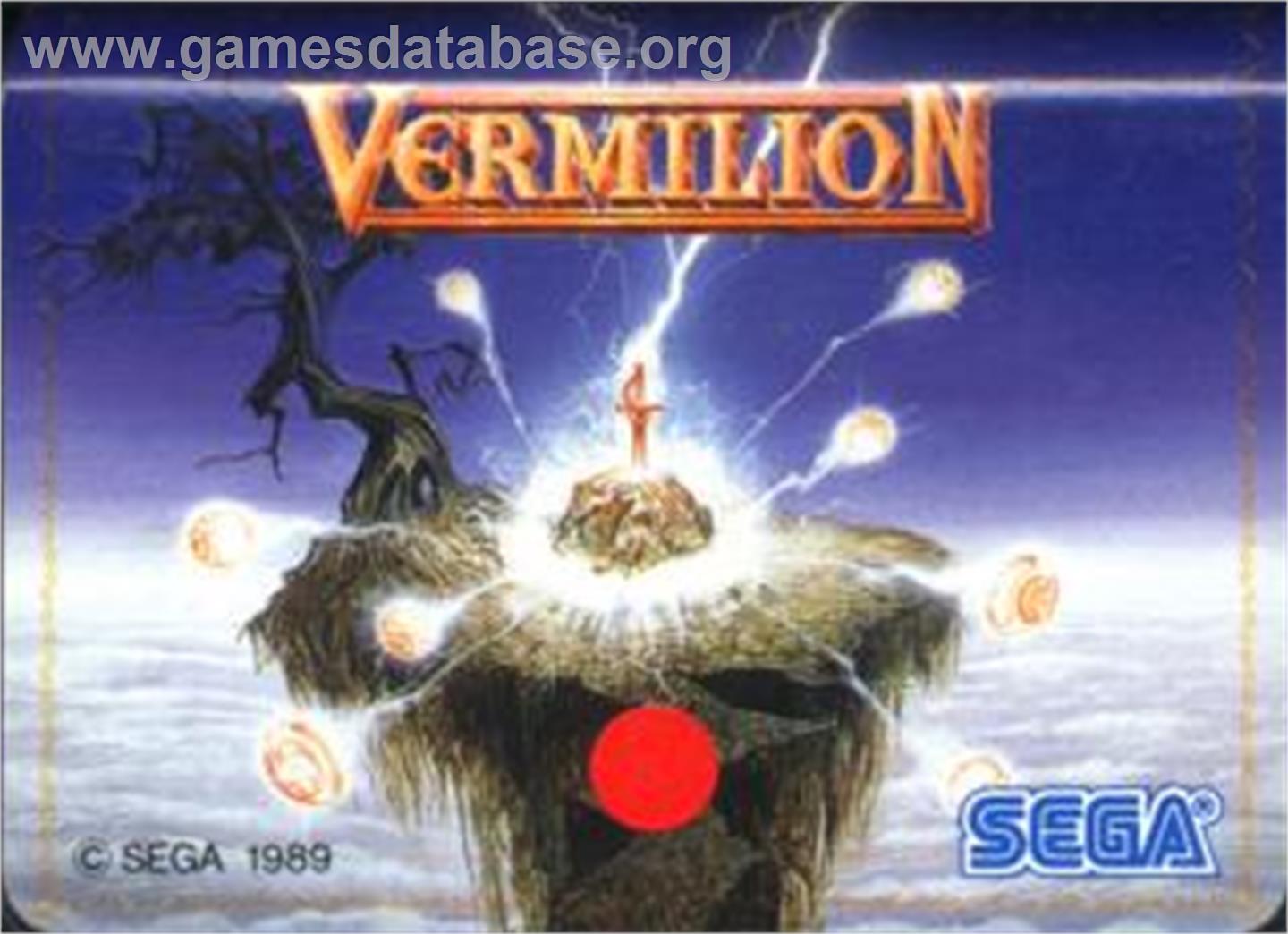 Sword of Vermilion - Sega Nomad - Artwork - Cartridge