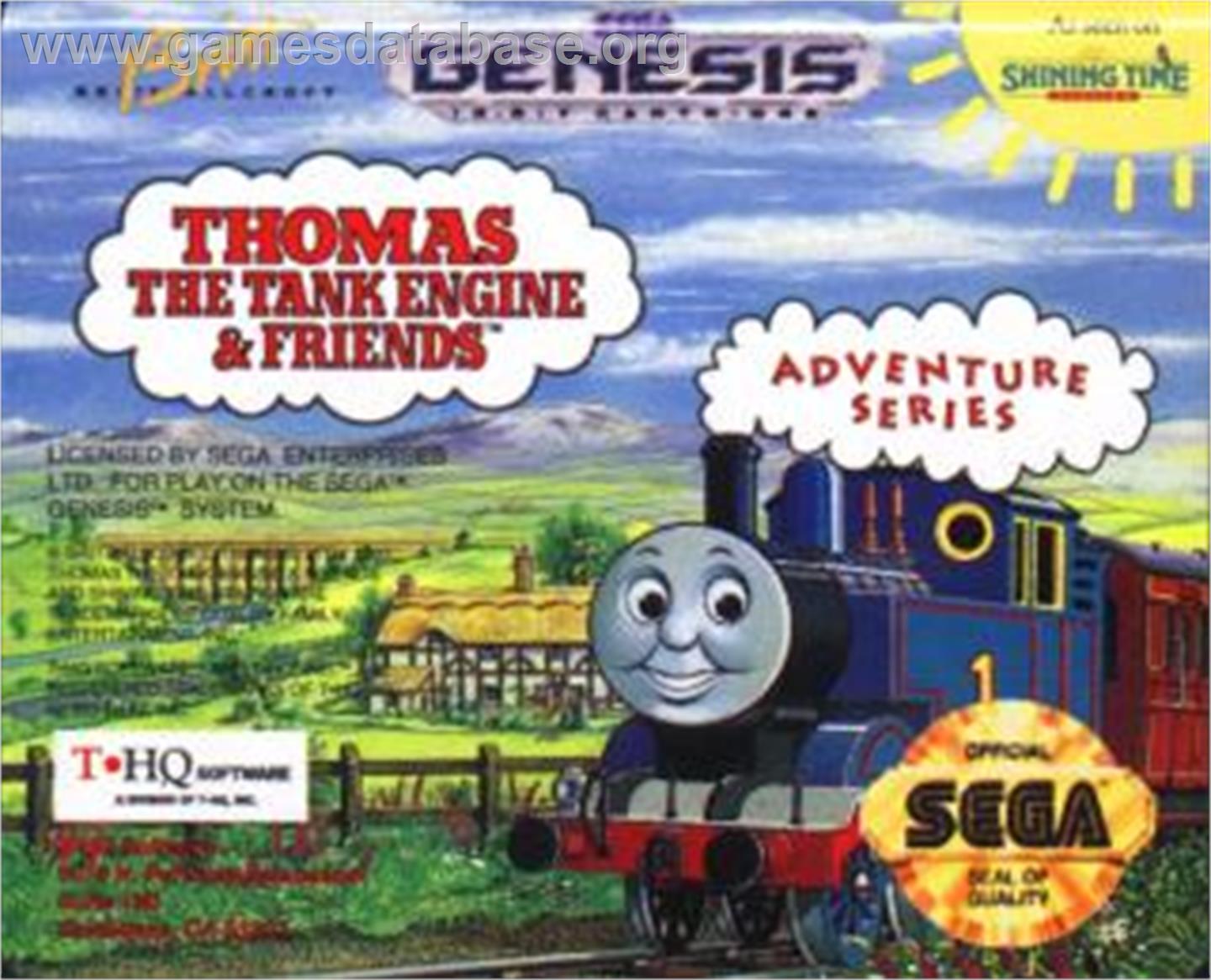 Thomas the Tank Engine & Friends - Sega Nomad - Artwork - Cartridge