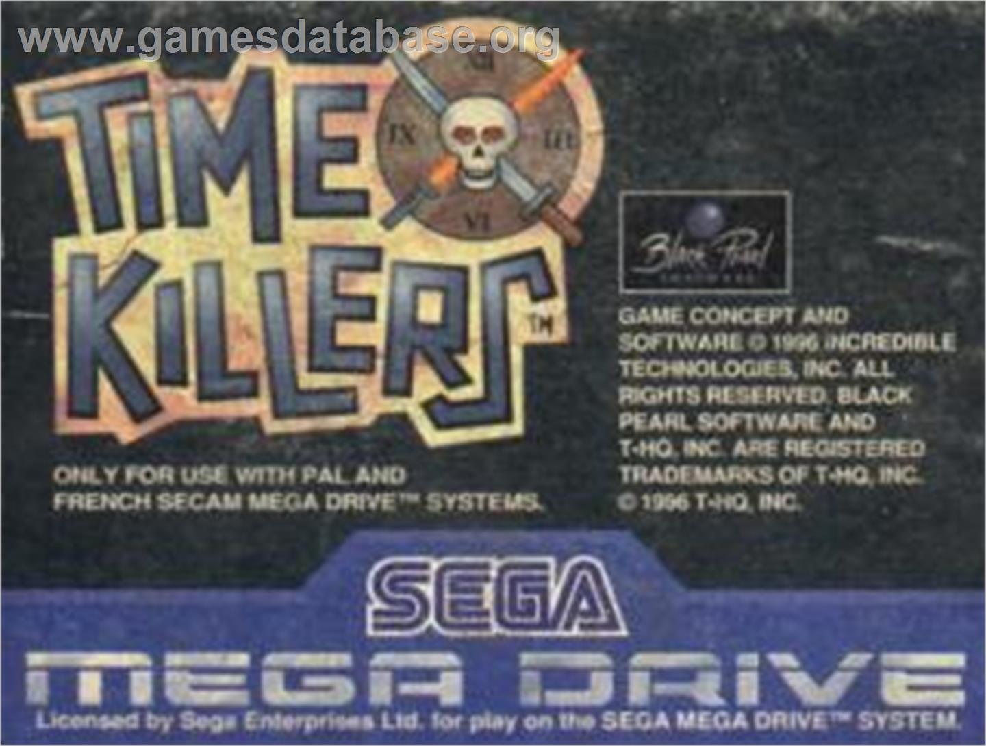 Time Killers - Sega Nomad - Artwork - Cartridge