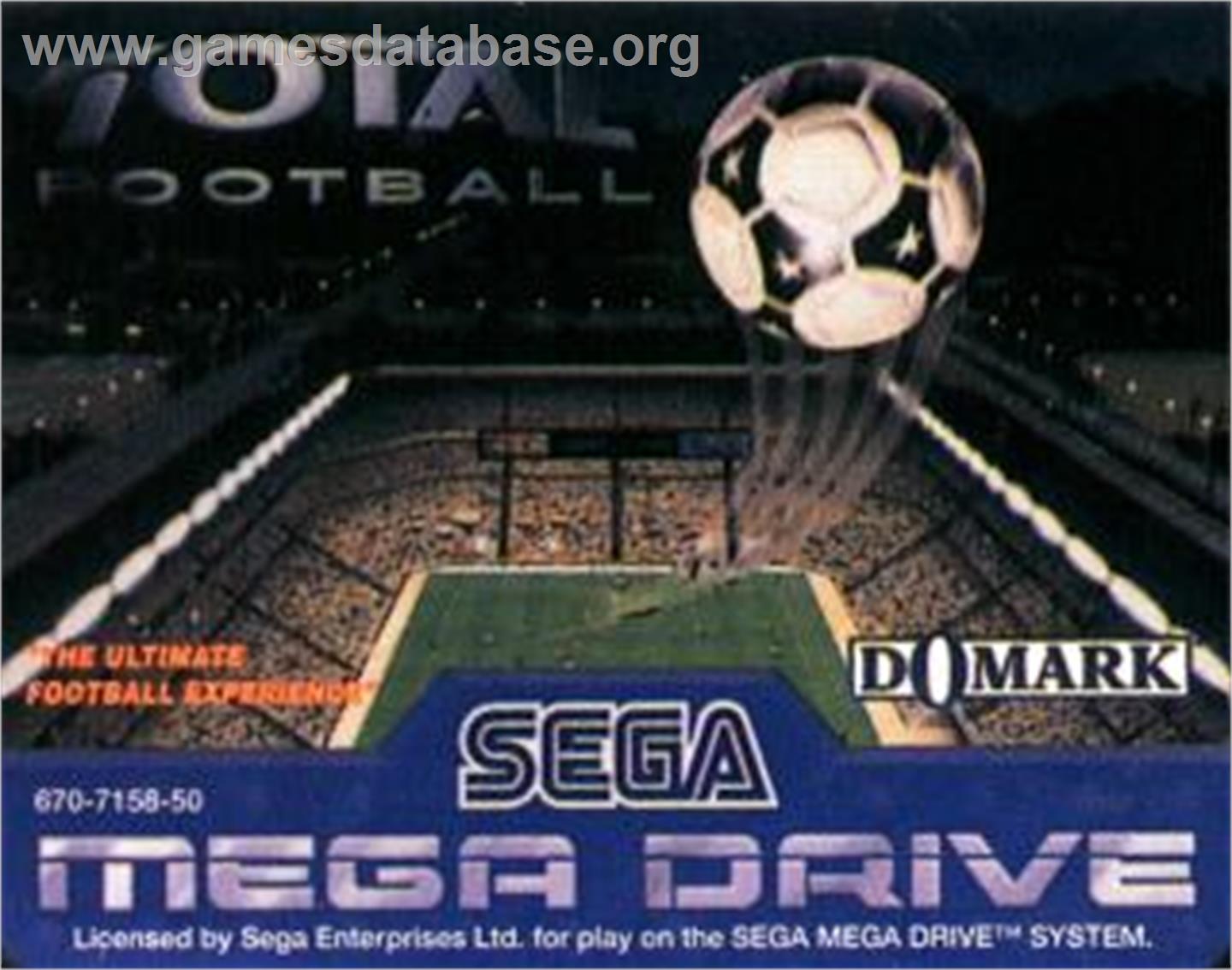 Total Football - Sega Nomad - Artwork - Cartridge