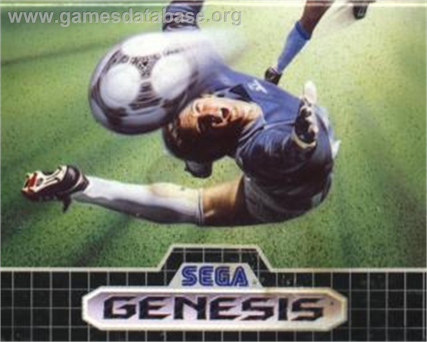 World Championship Soccer - Sega Nomad - Artwork - Cartridge
