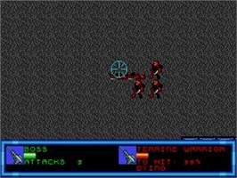 In game image of Buck Rogers: Countdown to Doomsday on the Sega Nomad.