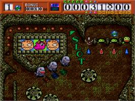 In game image of Dino Land on the Sega Nomad.