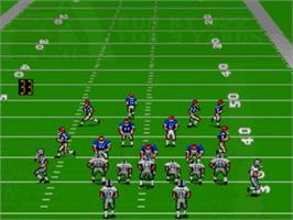 In game image of Madden NFL '94 on the Sega Nomad.