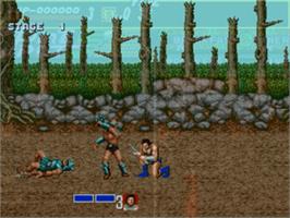 In game image of Mega Games 2 on the Sega Nomad.
