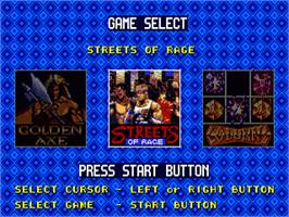 In game image of Mega Games 6 Vol. 1 on the Sega Nomad.