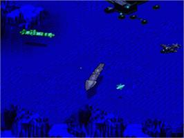 In game image of SeaQuest DSV on the Sega Nomad.