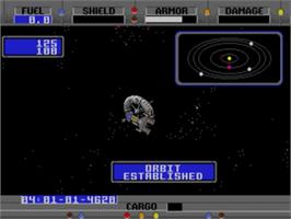 In game image of Starflight on the Sega Nomad.