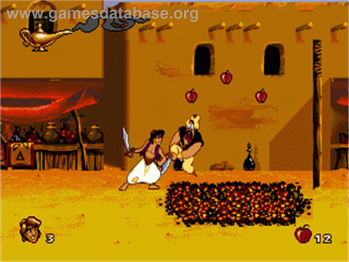 Aladdin - Sega Nomad - Artwork - In Game