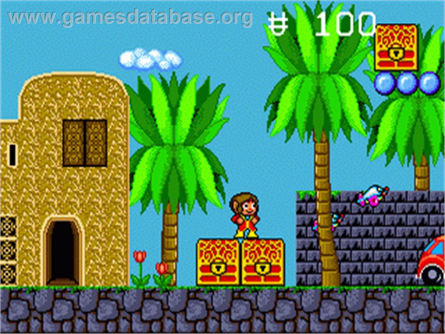 Alex Kidd in the Enchanted Castle - Sega Nomad - Artwork - In Game