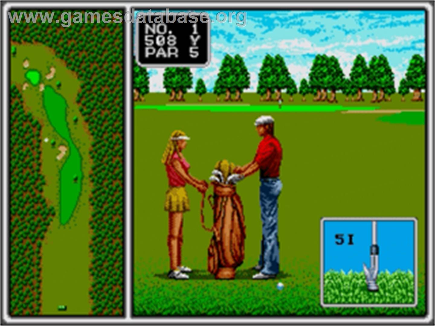 Arnold Palmer Tournament Golf - Sega Nomad - Artwork - In Game