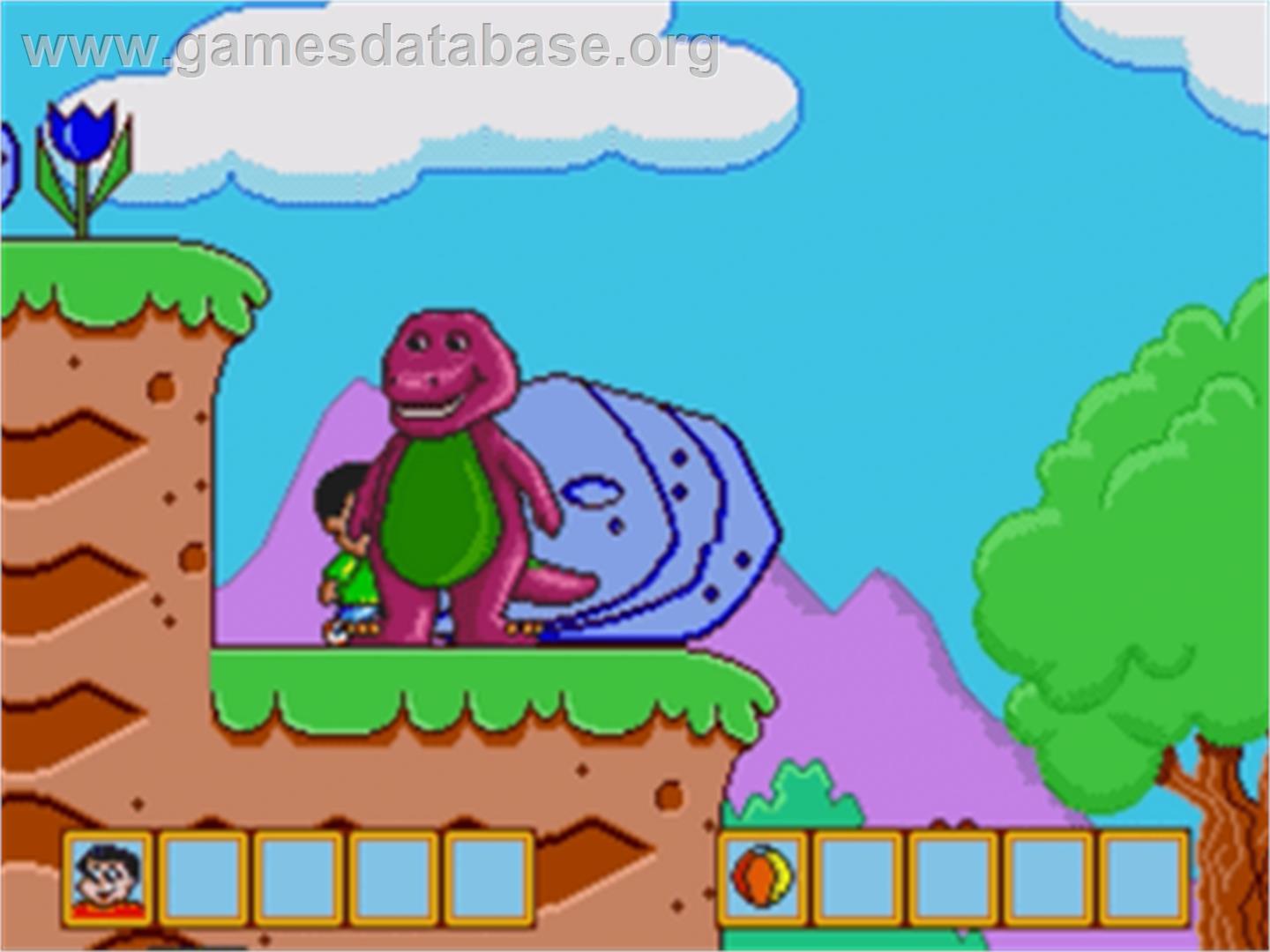 Barney's Hide and Seek Game - Sega Nomad - Artwork - In Game