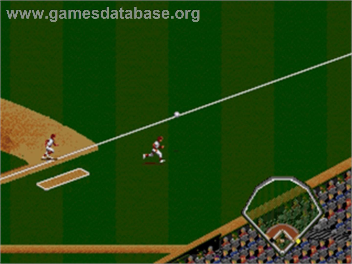 Cal Ripken Jr. Baseball - Sega Nomad - Artwork - In Game