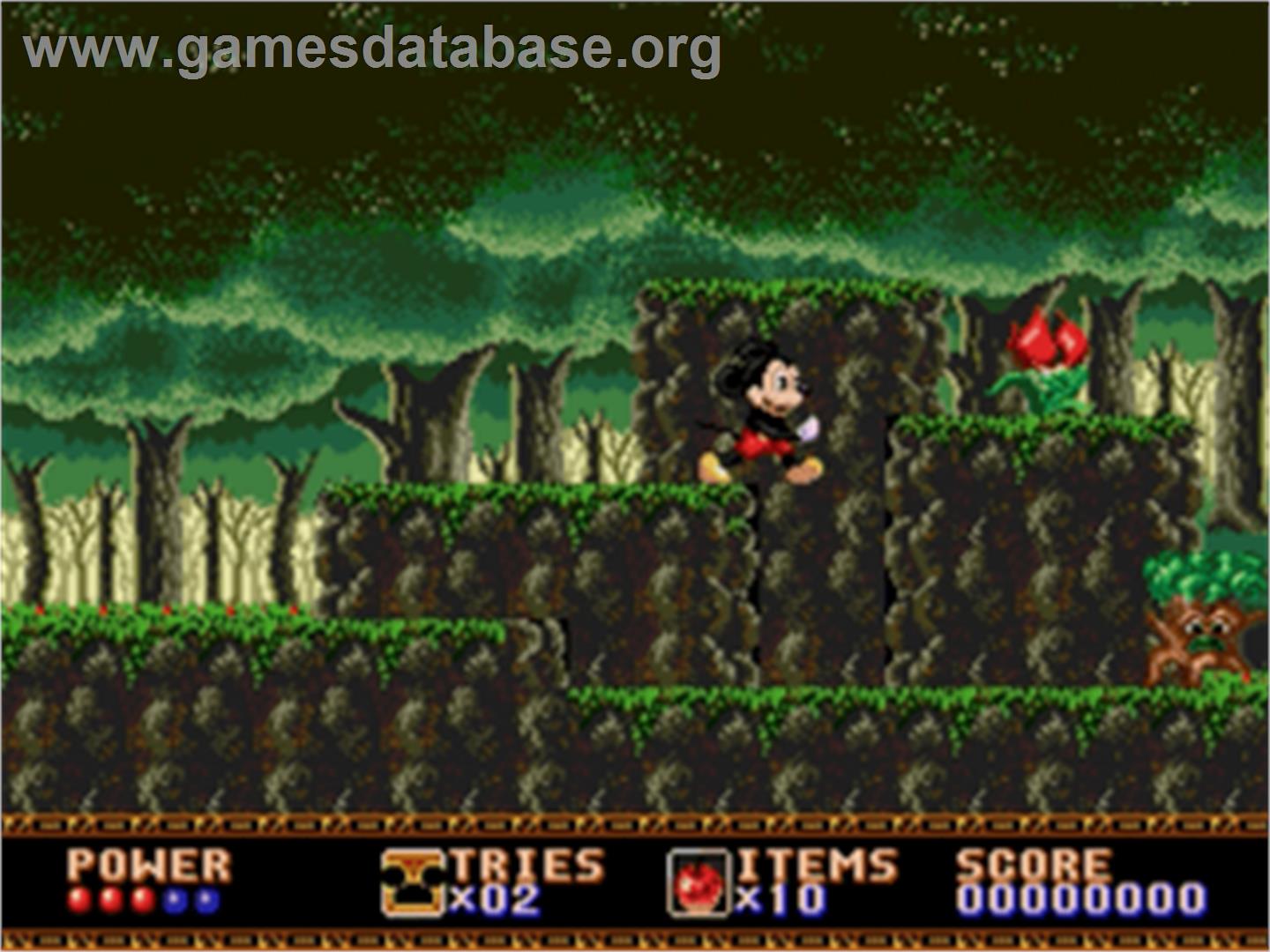 Castle of Illusion starring Mickey Mouse - Sega Nomad - Artwork - In Game