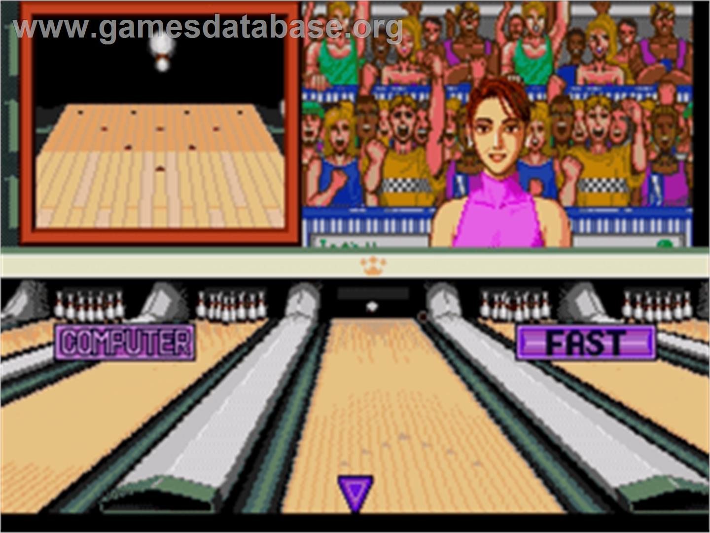 Championship Bowling - Sega Nomad - Artwork - In Game