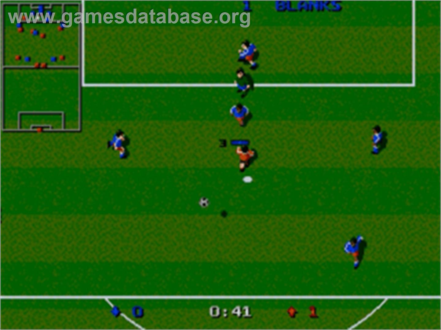 Dino Dini's Soccer - Sega Nomad - Artwork - In Game