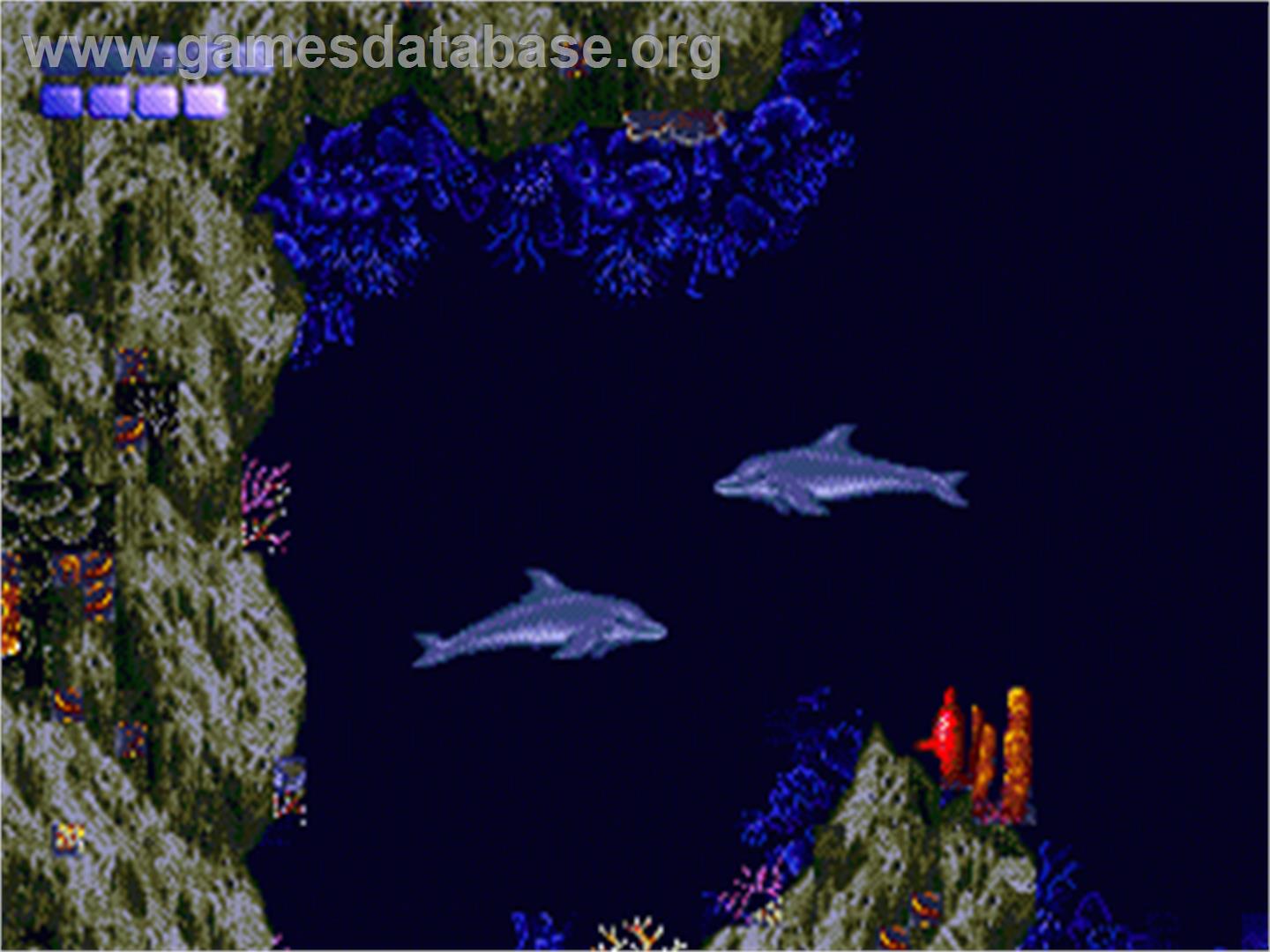 Ecco the Dolphin - Sega Nomad - Artwork - In Game