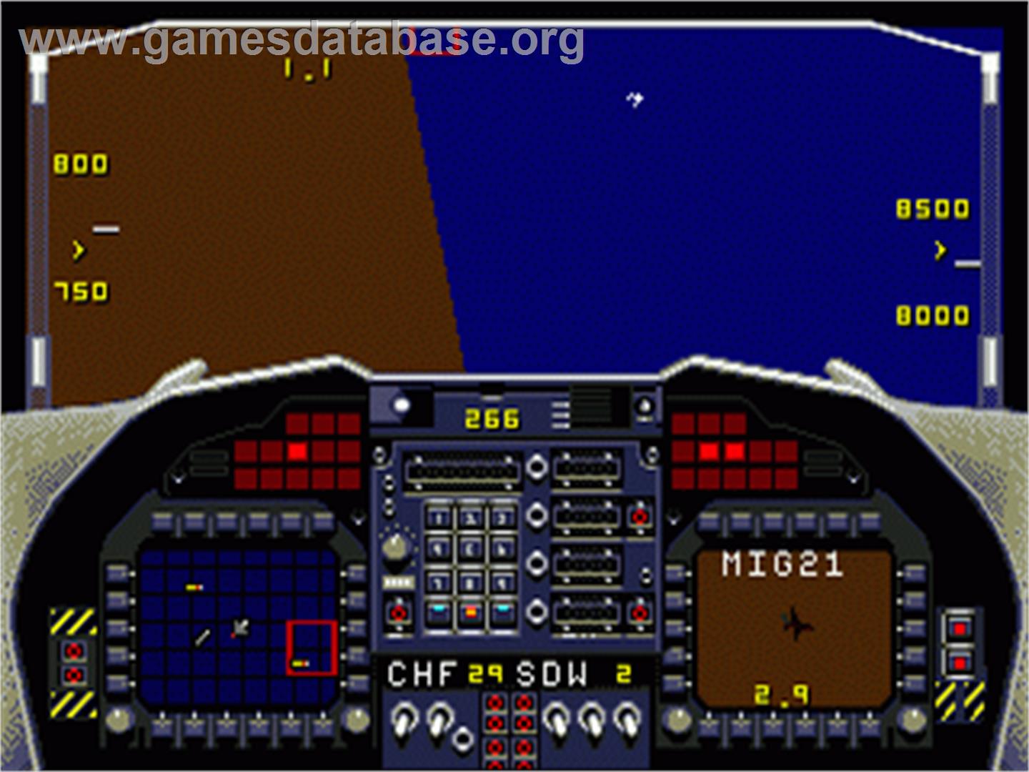 F-22 Interceptor - Sega Nomad - Artwork - In Game