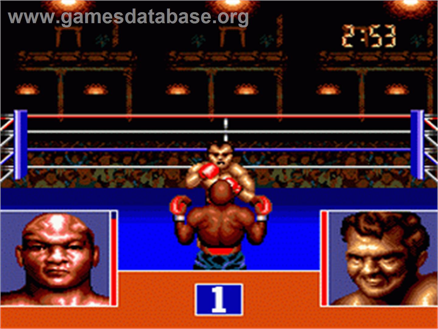 George Foreman's KO Boxing - Sega Nomad - Artwork - In Game