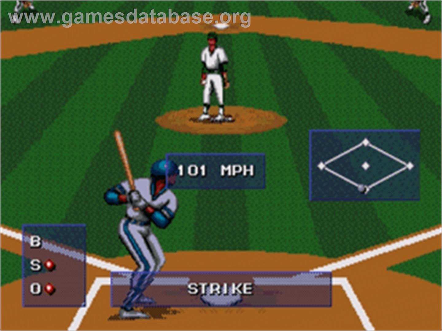 MLBPA Baseball - Sega Nomad - Artwork - In Game