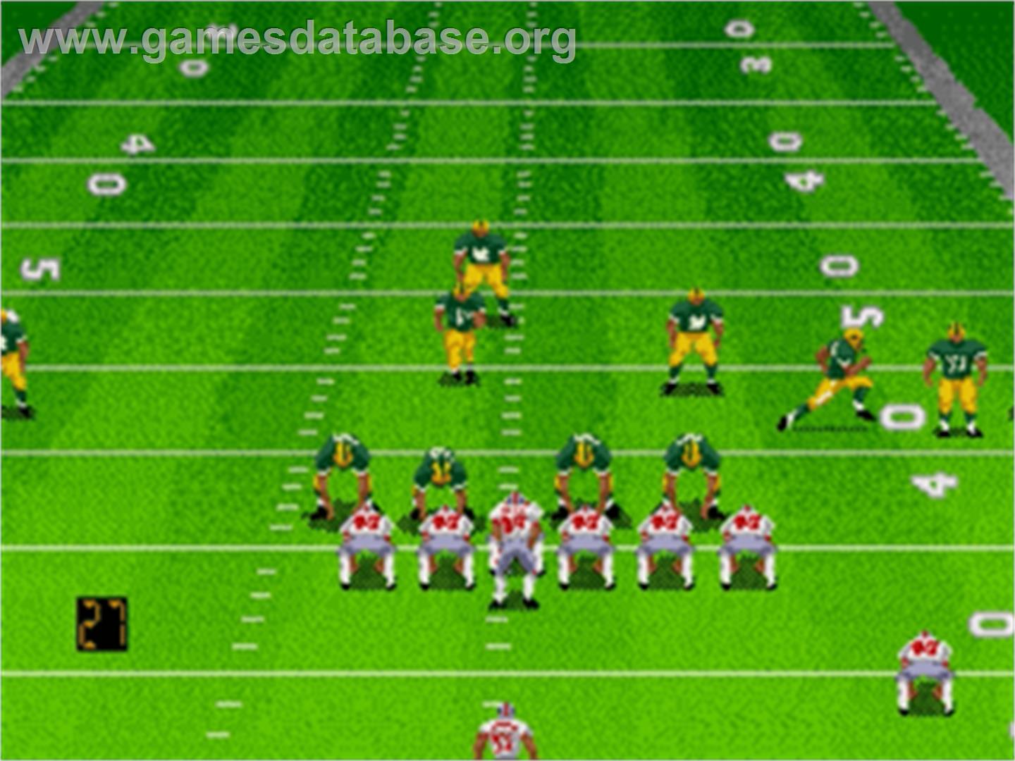Madden NFL '98 - Sega Nomad - Artwork - In Game