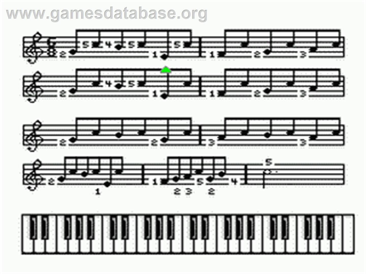 Miracle Piano Teaching System - Sega Nomad - Artwork - In Game