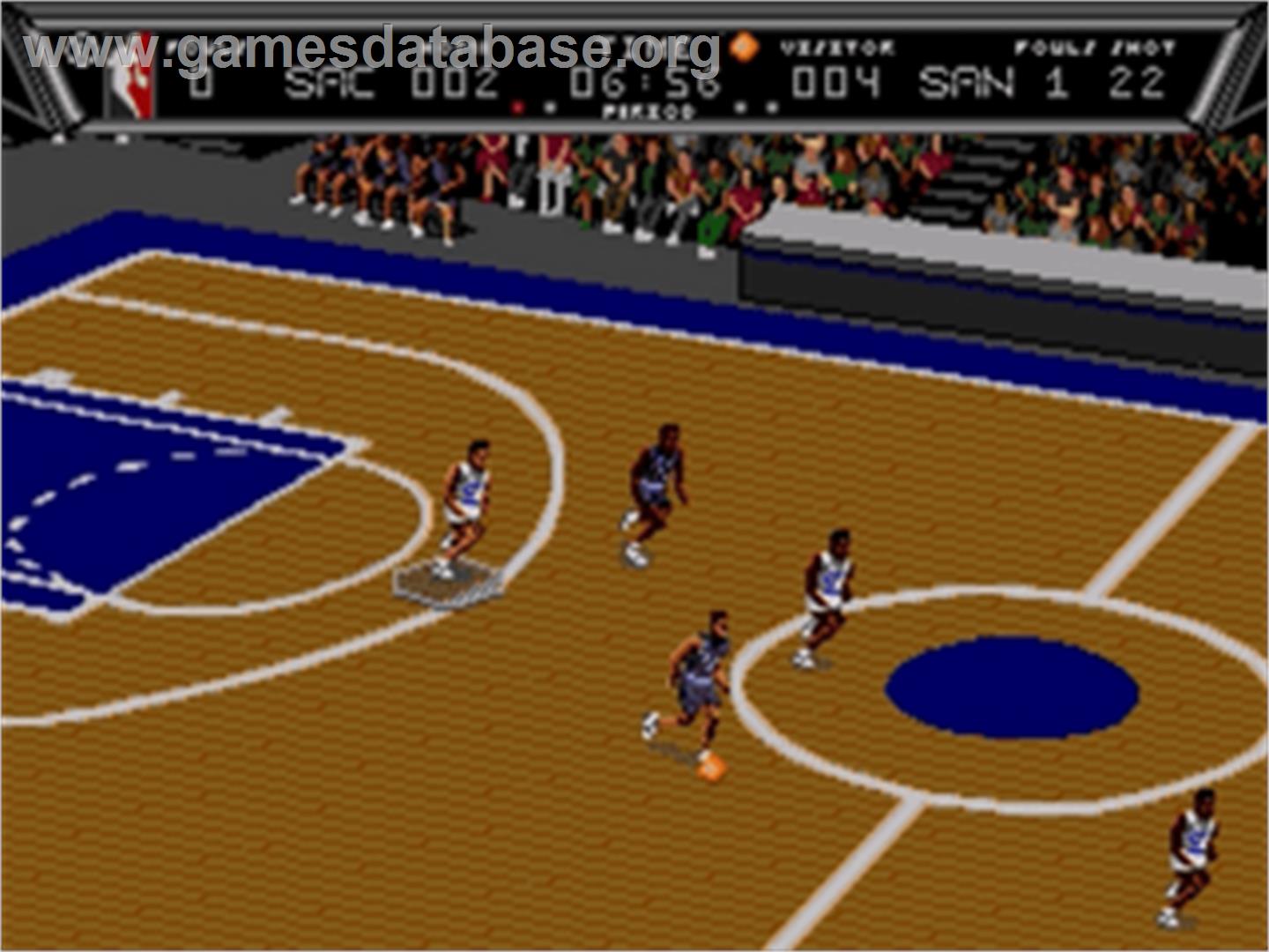 NBA Action '94 - Sega Nomad - Artwork - In Game