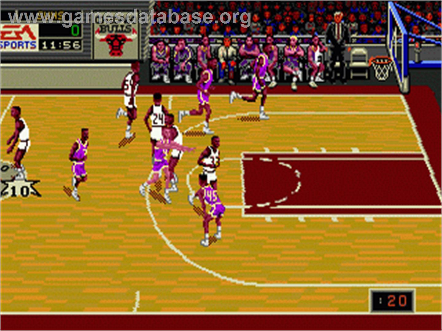 NBA Showdown - Sega Nomad - Artwork - In Game