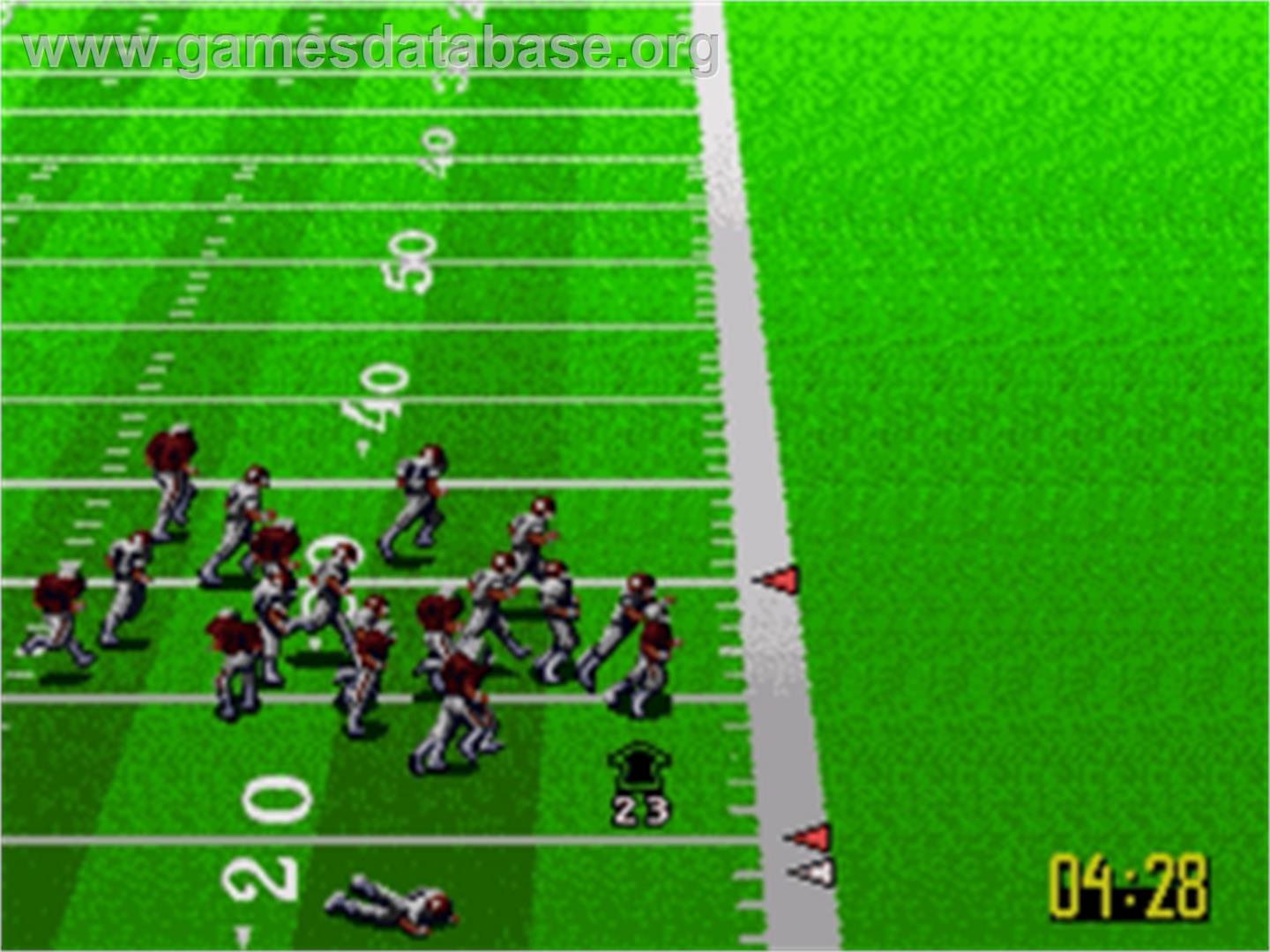 NFL Quarterback Club '96 - Sega Nomad - Artwork - In Game