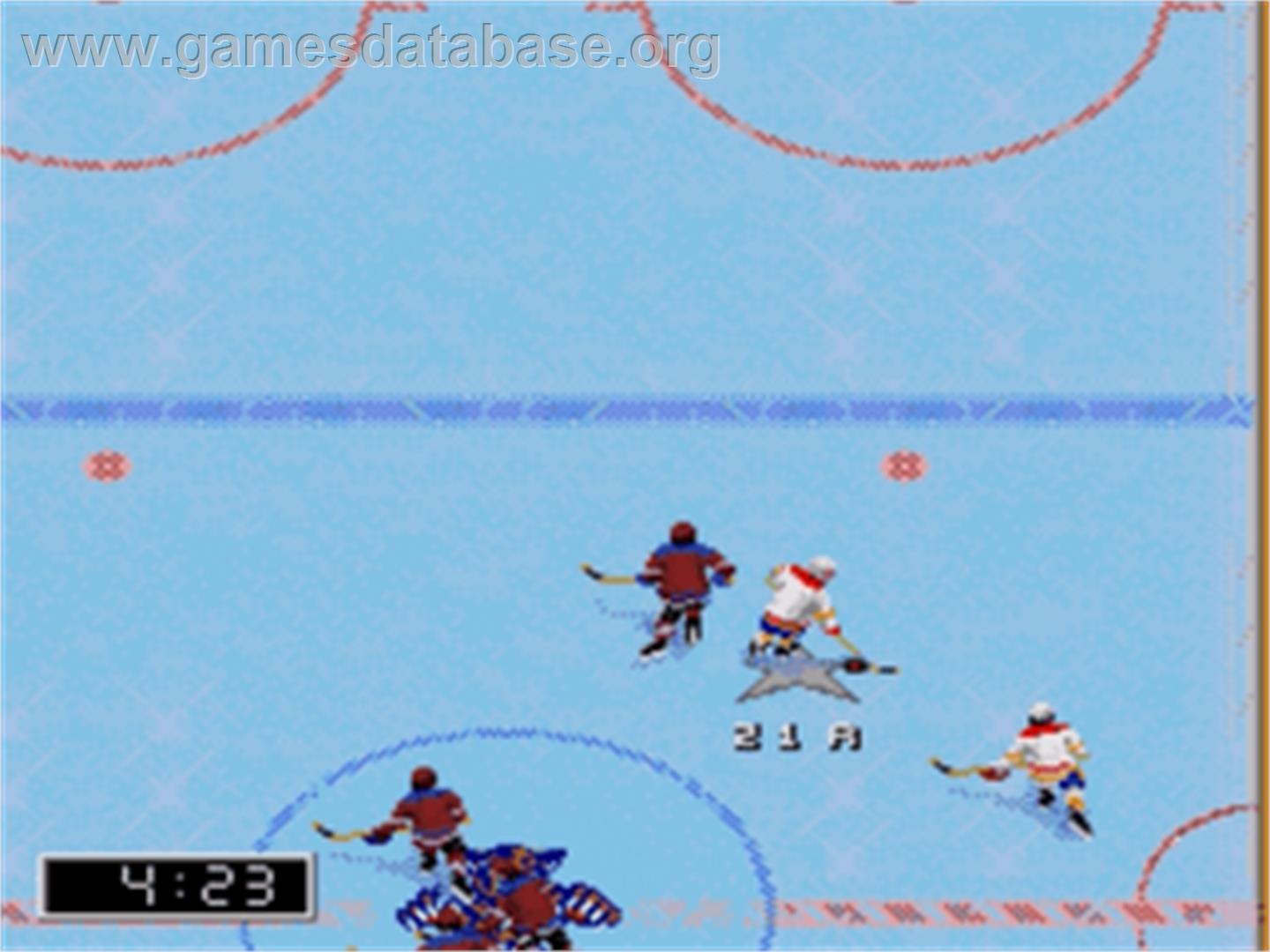 NHL '97 - Sega Nomad - Artwork - In Game