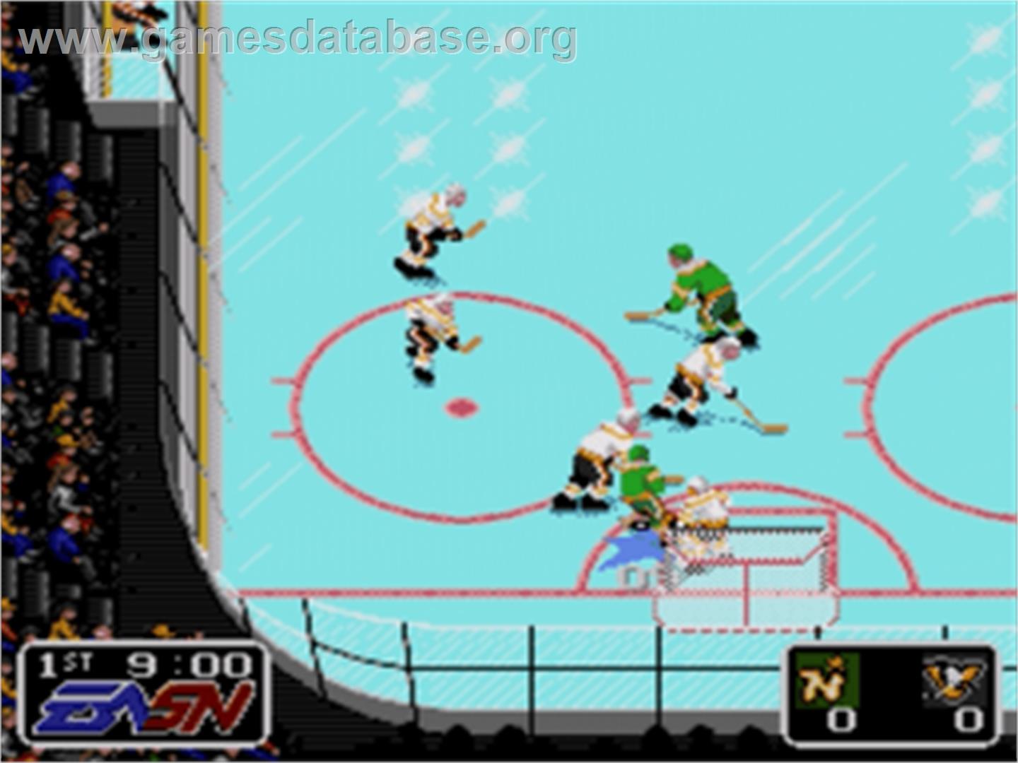NHL Hockey - Sega Nomad - Artwork - In Game