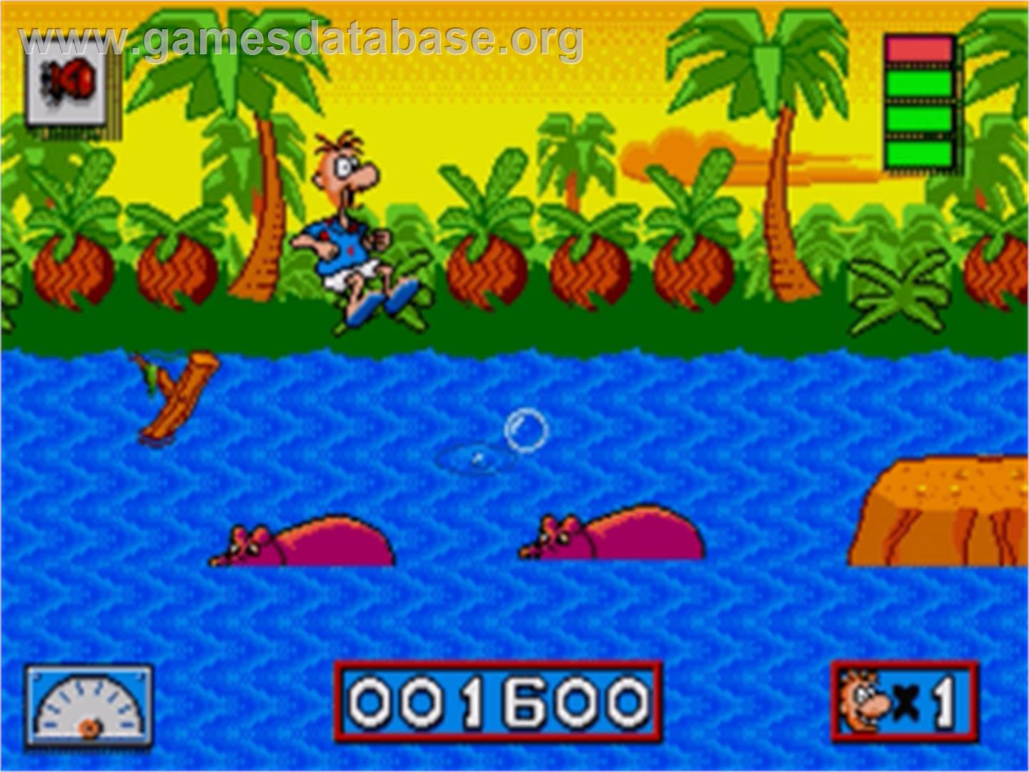 Normy's Beach Babe-O-Rama - Sega Nomad - Artwork - In Game