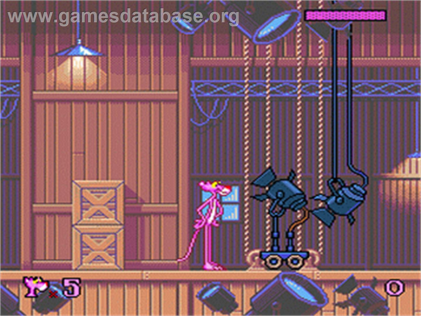 Pink Goes to Hollywood - Sega Nomad - Artwork - In Game