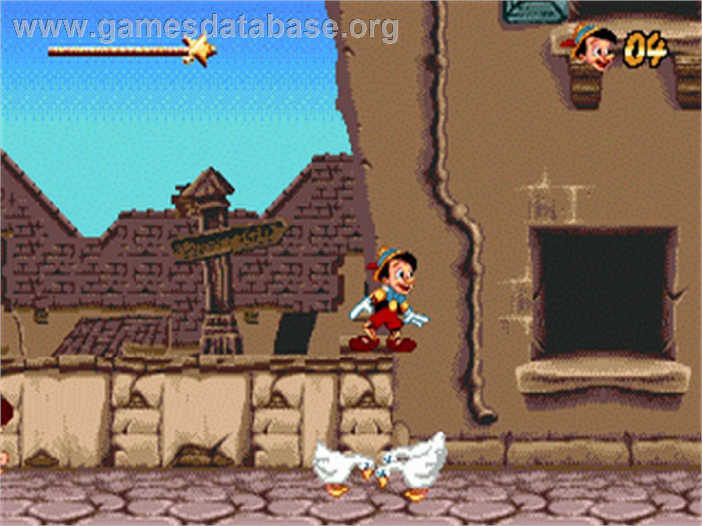 Pinocchio - Sega Nomad - Artwork - In Game