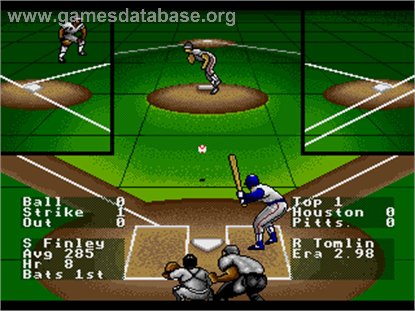 R.B.I. Baseball 4 - Sega Nomad - Artwork - In Game