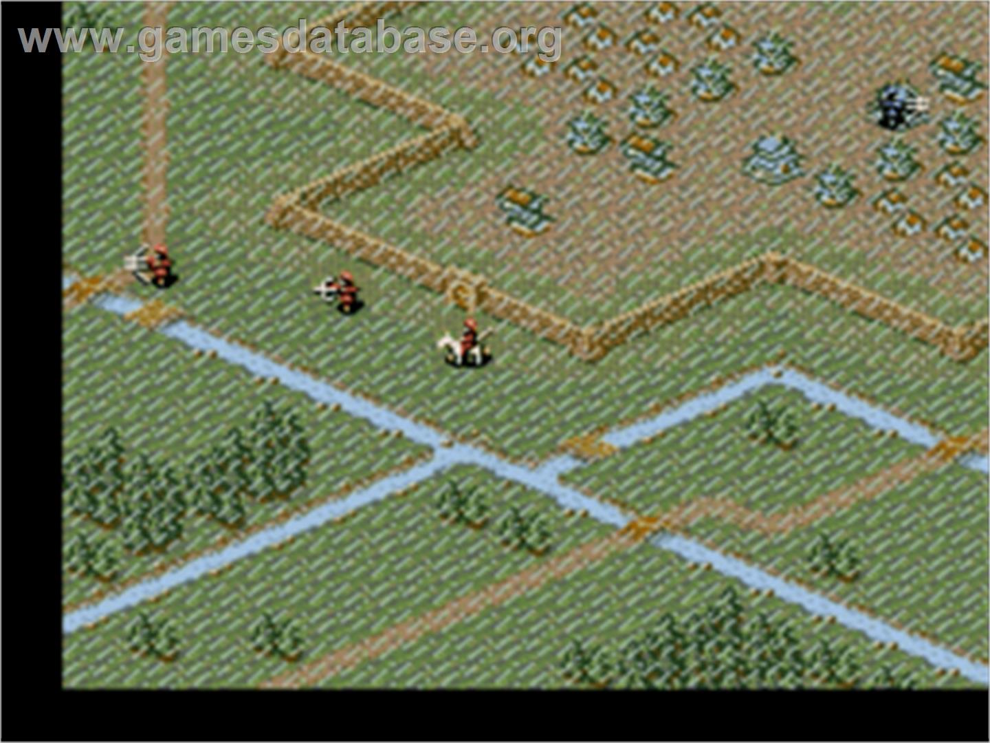 Romance of the Three Kingdoms III: Dragon of Destiny - Sega Nomad - Artwork - In Game