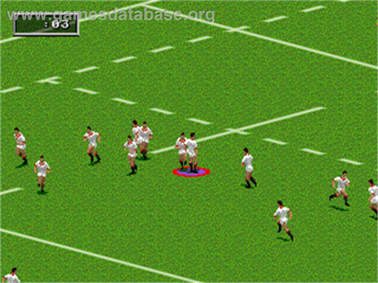 Rugby World Cup 95 - Sega Nomad - Artwork - In Game