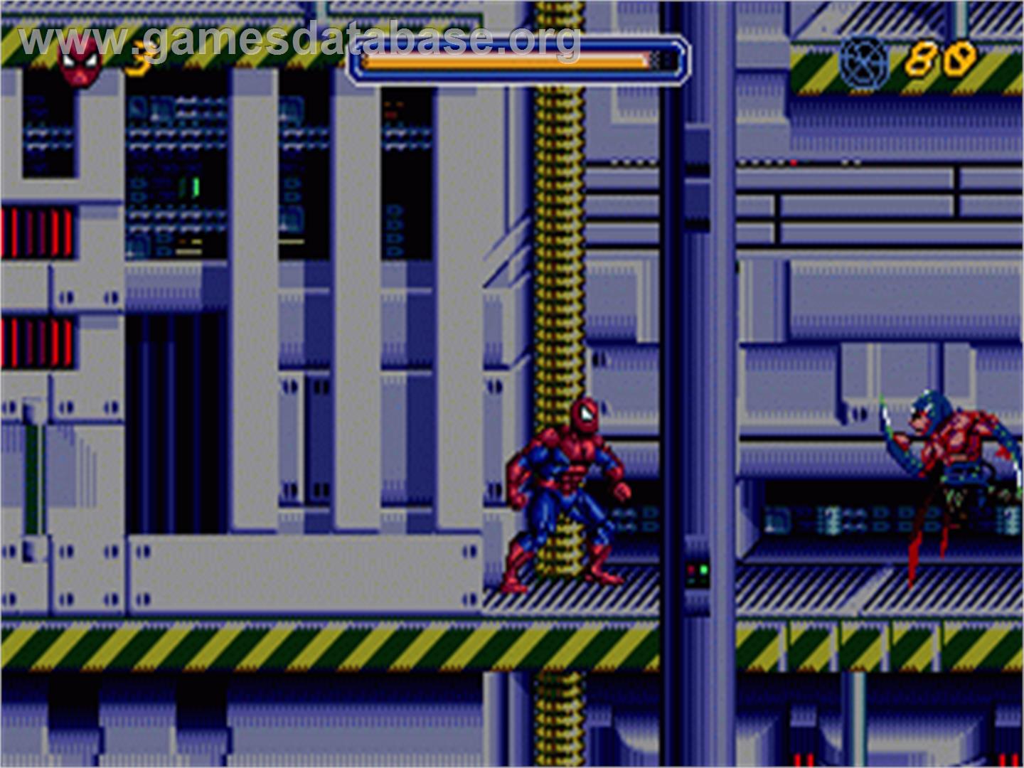 Spider-Man: The Animated Series - Sega Nomad - Artwork - In Game