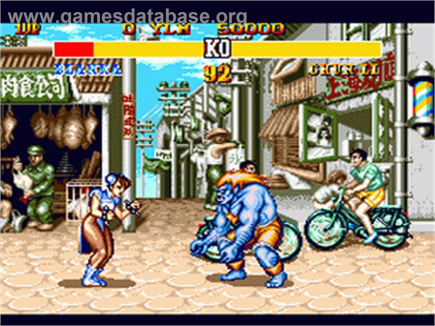 Street Fighter II' - Champion Edition - Sega Nomad - Artwork - In Game