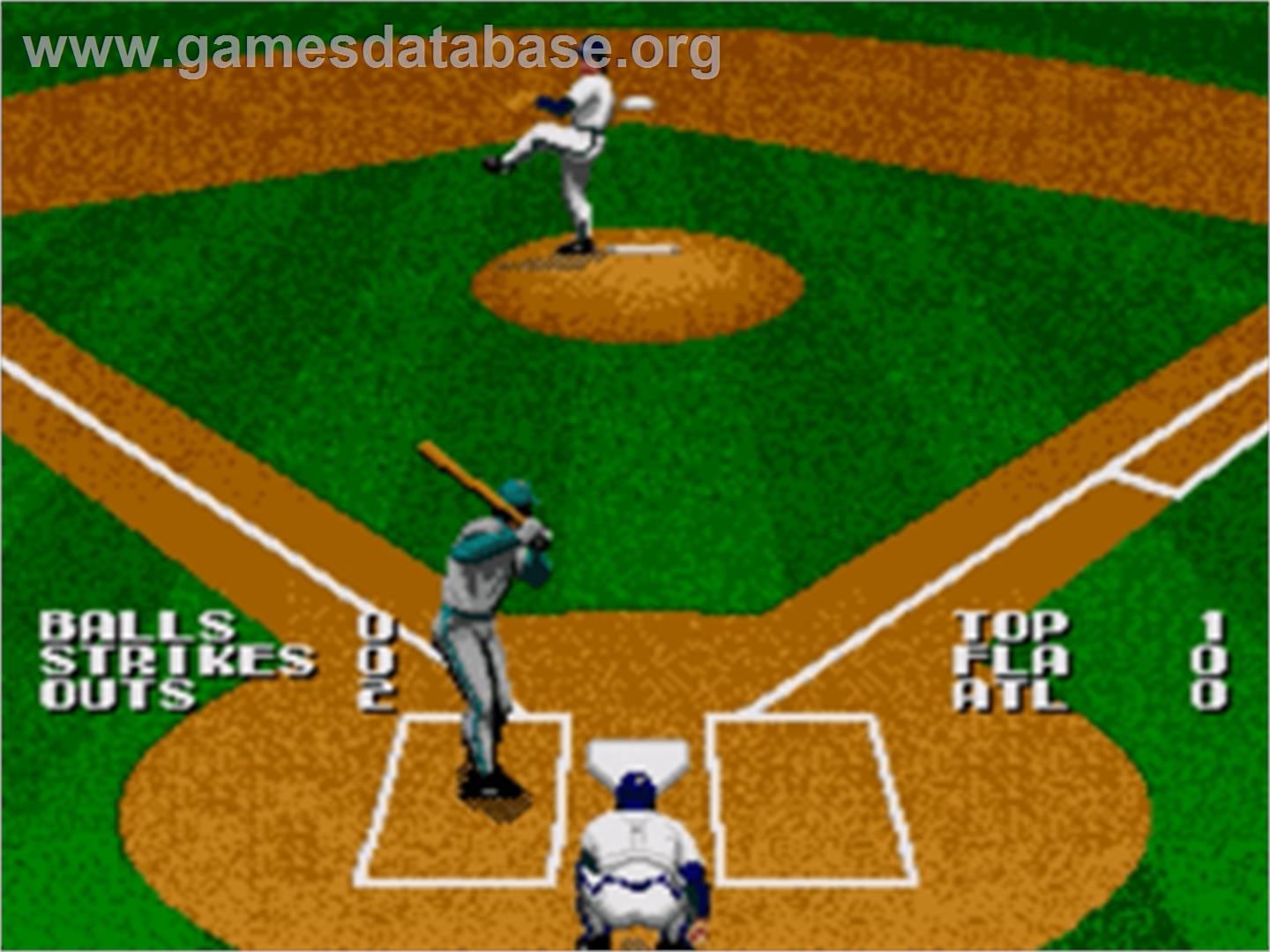 Tecmo Super Baseball - Sega Nomad - Artwork - In Game