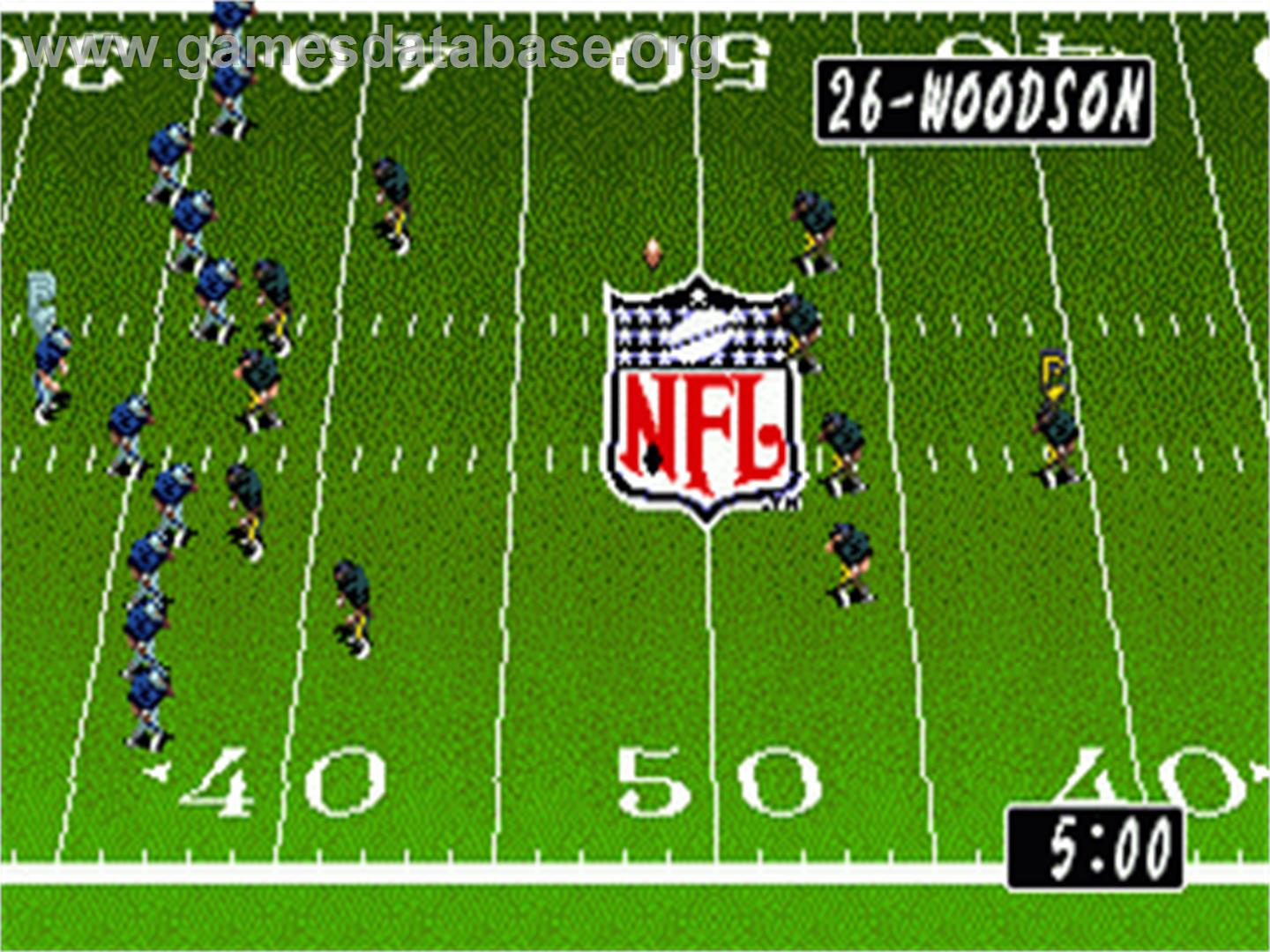 Tecmo Super Bowl II: Special Edition - Sega Nomad - Artwork - In Game