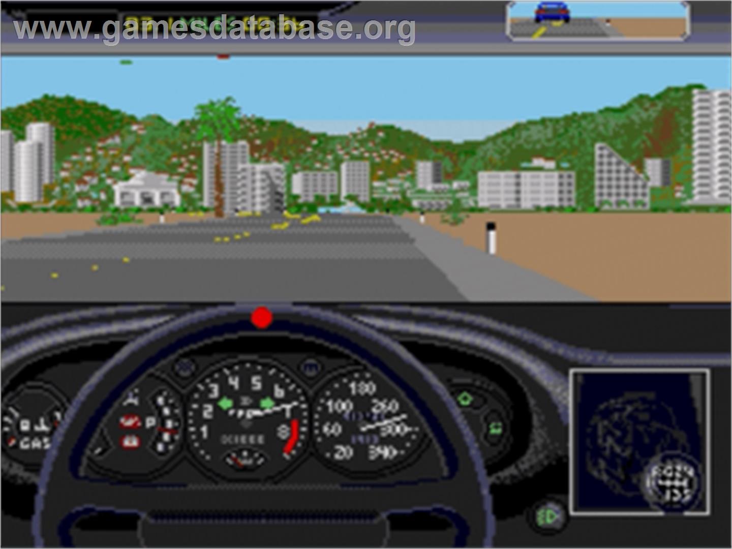 Test Drive II - The Duel - Sega Nomad - Artwork - In Game