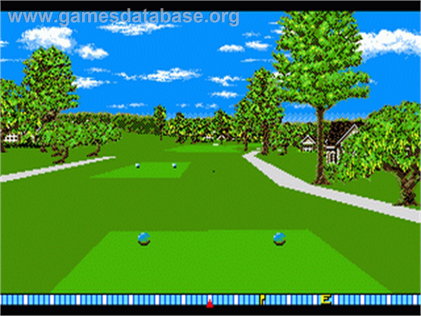 True Golf Classics: Pebble Beach Golf Links - Sega Nomad - Artwork - In Game