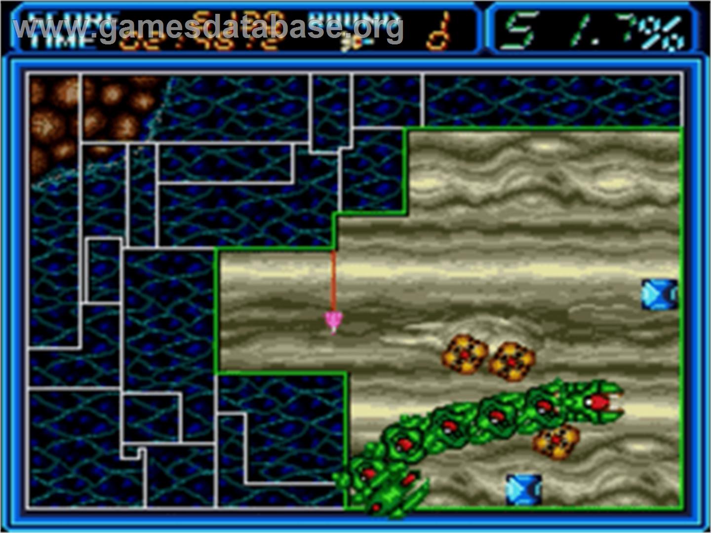 Ultimate Qix - Sega Nomad - Artwork - In Game