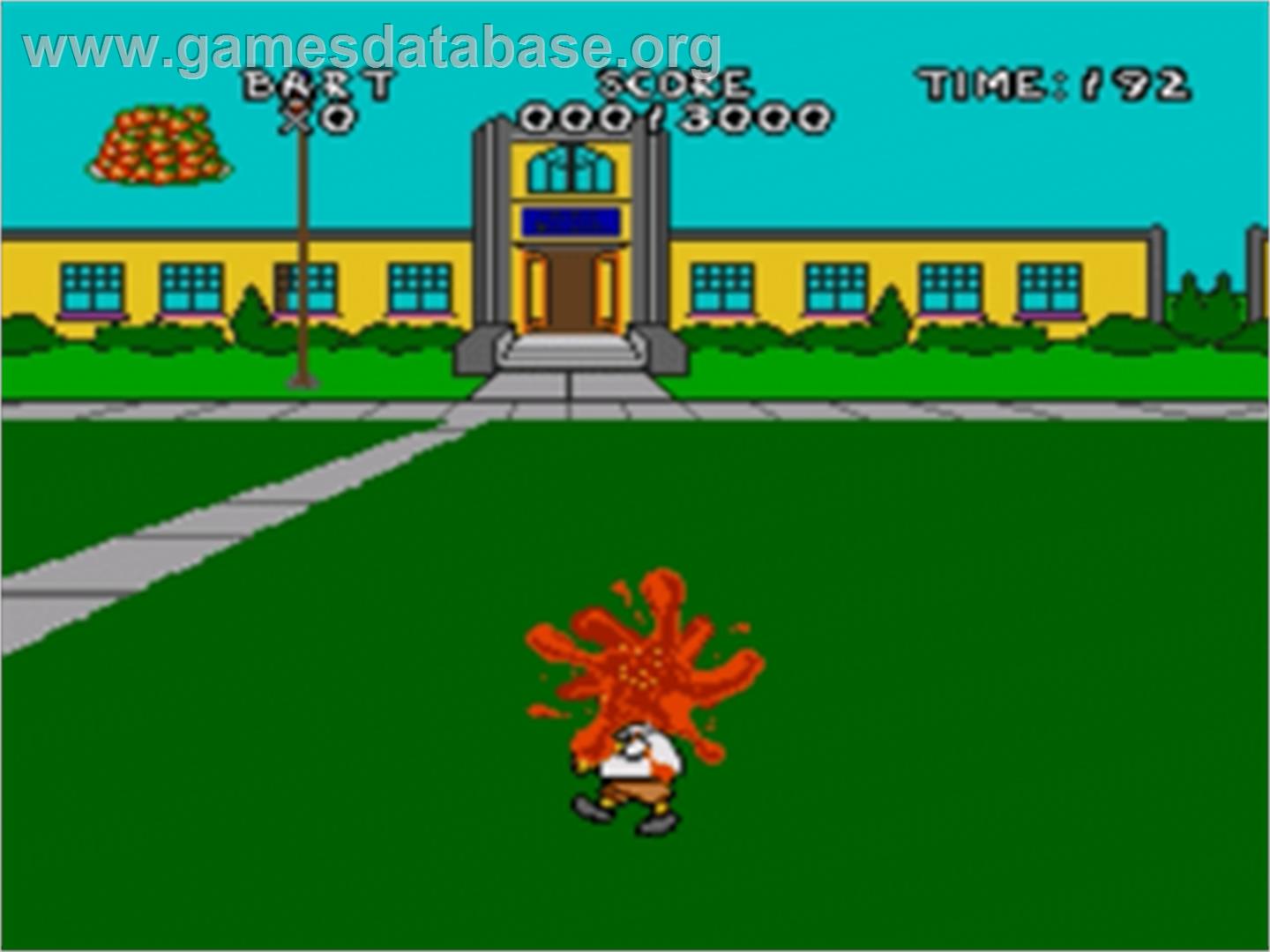 Virtual Bart - Sega Nomad - Artwork - In Game