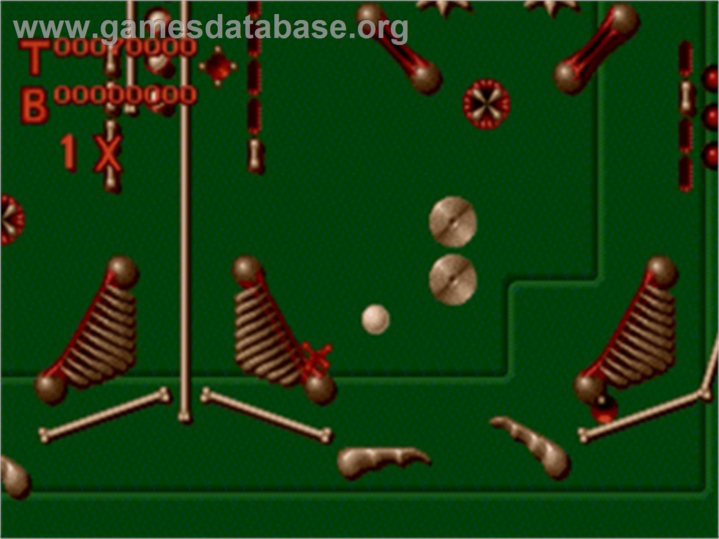 Virtual Pinball - Sega Nomad - Artwork - In Game
