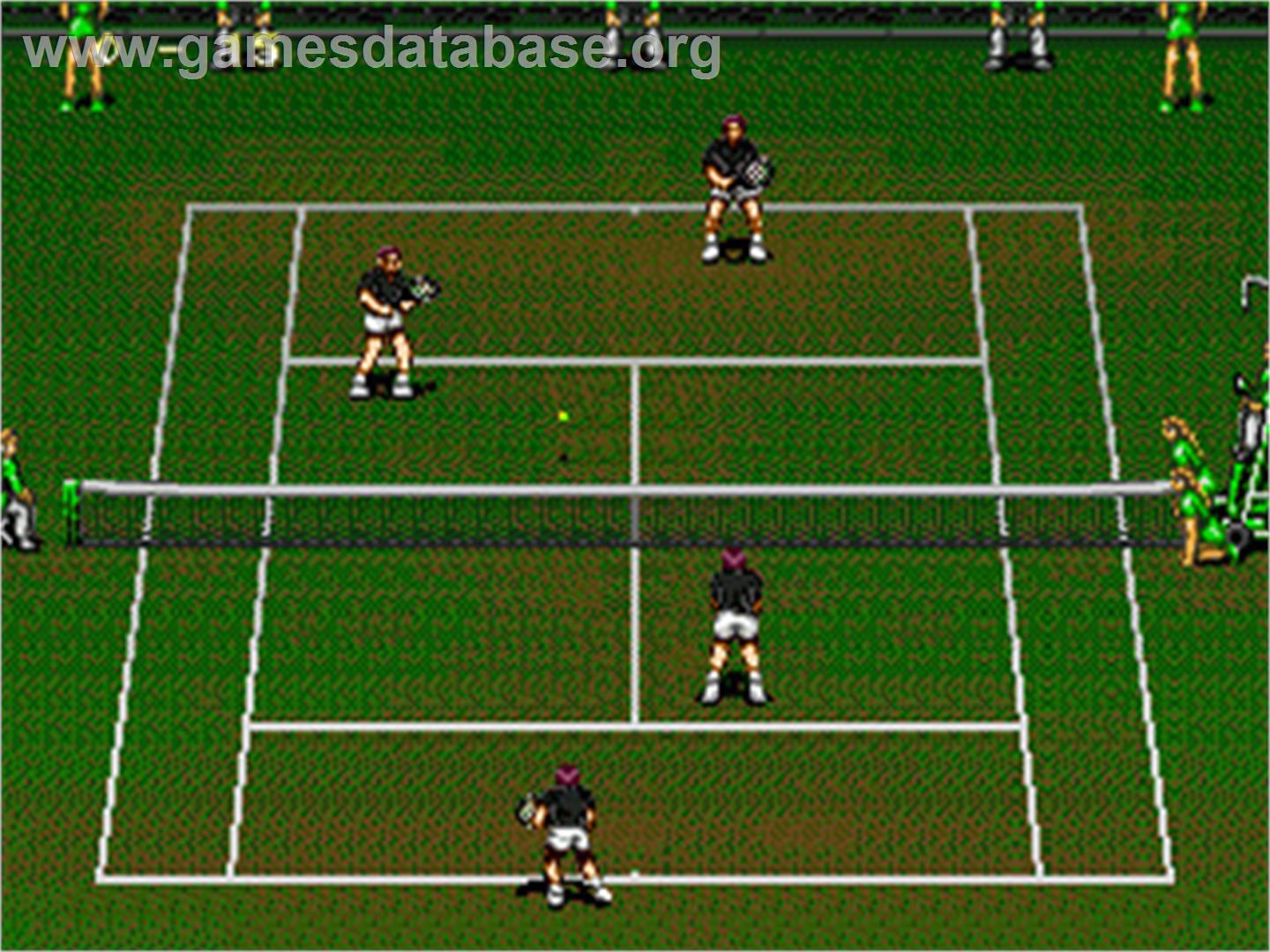 Wimbledon Championship Tennis - Sega Nomad - Artwork - In Game